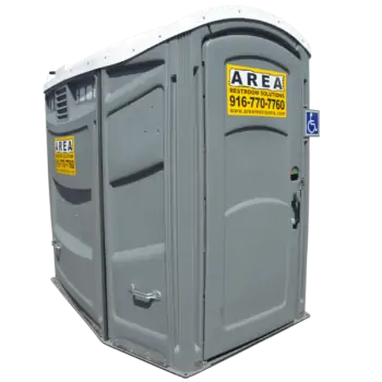 ADA Compliant grey colored Restroom for Rent in Rancho Cordova, CA